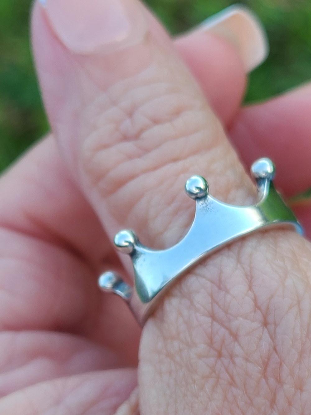 James Avery Princess Crown Ring Size 9